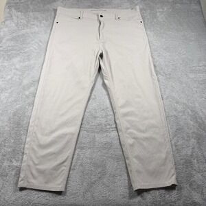 Western‎ Rise Evolution Pant Mens 40x30 Beige Slim Fit Performance Travel Golf